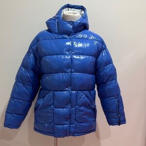 Women’s ski and snow Blue Puffer Jacket